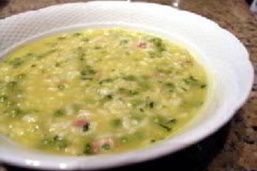 Рецепт супа из риса и гороха