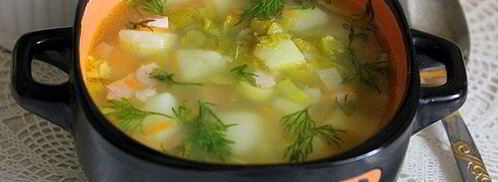 суп из зеленого гороха с копченостями. Шаг 8