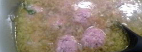 греческий суп с фрикадельками. Шаг 3