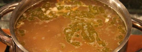 гречневый суп с курицей. Шаг 12