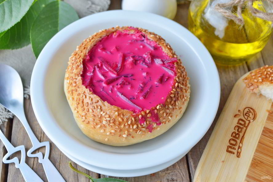 Рецепт холодника в хлебе