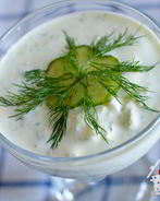Холодный огуречный суп