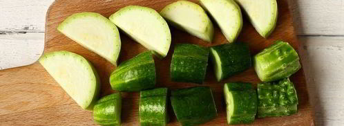 холодный суп из огурца и цуккини. Шаг 3