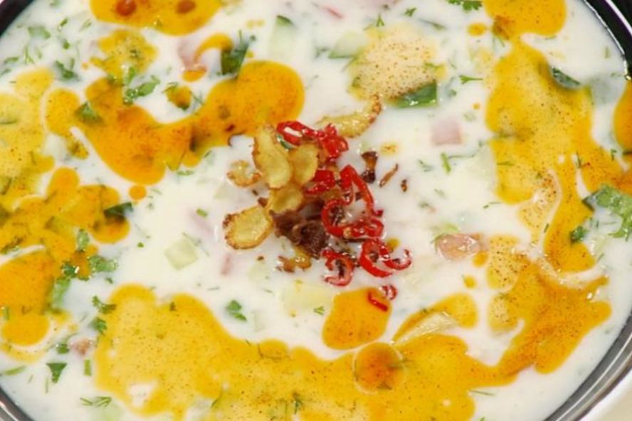 Рецепт холодного супа с курицей