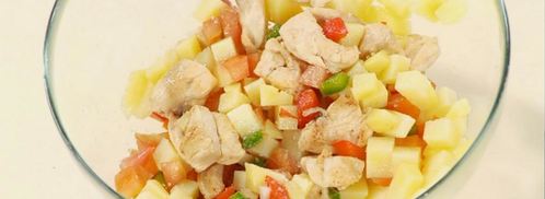 холодный суп с курицей. Шаг 3