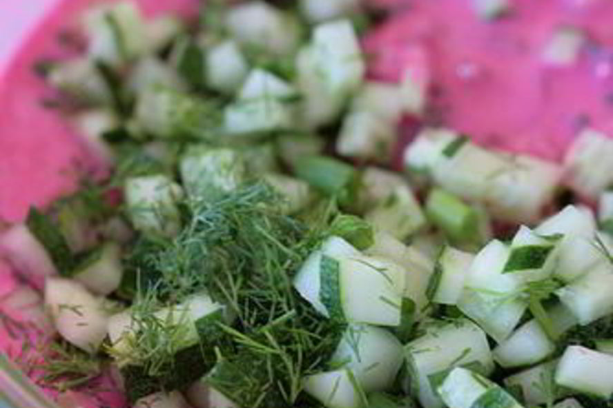 Рецепт свекольника — холодного супа из свеклы