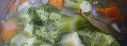 крем суп из брокколи со сливками. Шаг 6