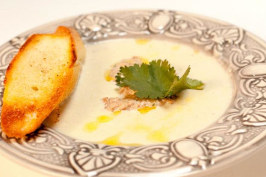 Рецепт крема-супа из трески с кнелями