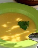Крем суп с плавленым сыром