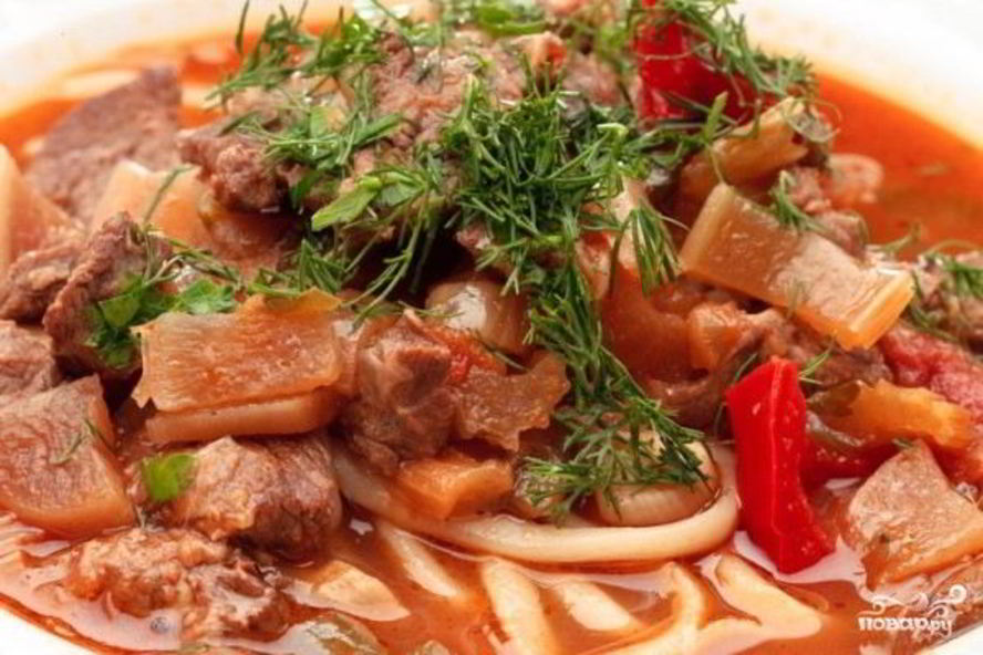 Рецепт лагмана из свинины