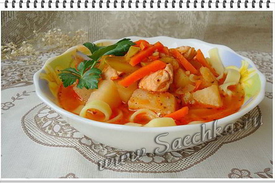 Рецепт лагмана в мультиварке