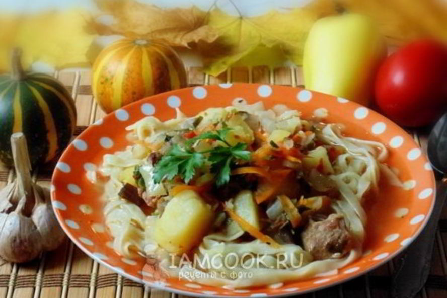 Рецепт супа лагмана