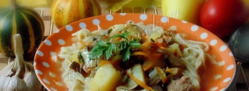 суп лагман. Шаг 15