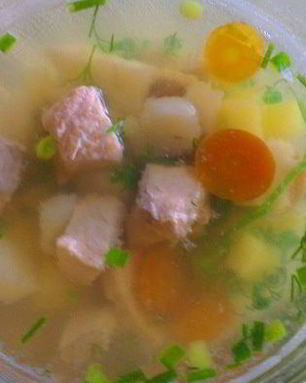 Легкий рыбный суп