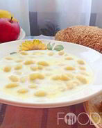 Молочный суп с клецками