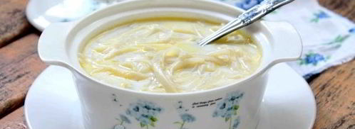 молочный суп с макаронами. Шаг 8