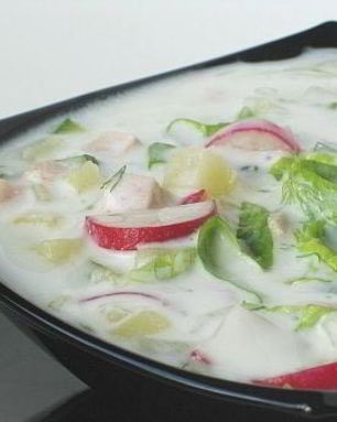 Окрошка без картошки