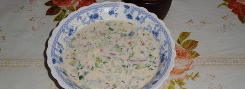 окрошка деревенская. Шаг 11