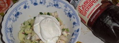 окрошка деревенская. Шаг 10