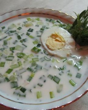 Окрошка из басни Лисица и Журавль