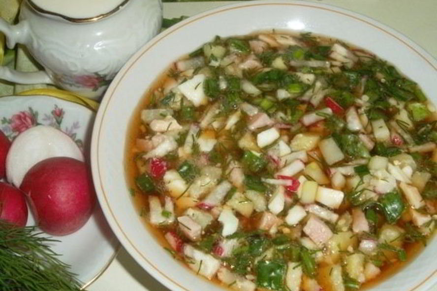 Рецепт окрошки классической