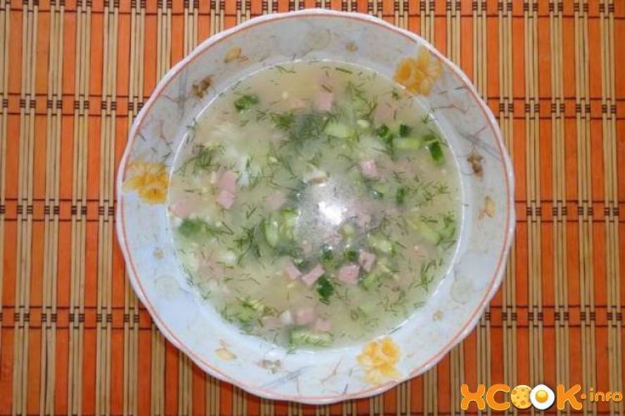 Рецепт окрошки на бульоне