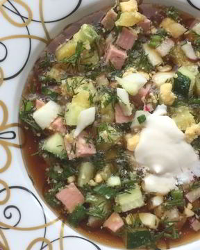 Окрошка на квасе