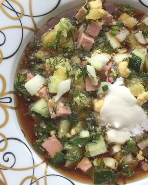 Окрошка на квасе