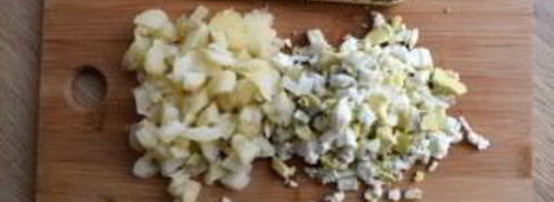 окрошка на майонезе. Шаг 2