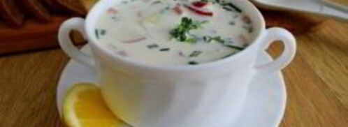 окрошка на майонезе. Шаг 5