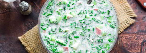 окрошка на минералке. Шаг 8