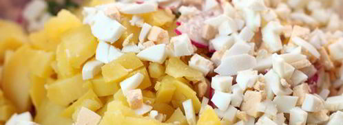 окрошка на минеральной воде. Шаг 6