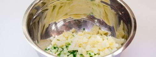 окрошка на сыворотке. Шаг 7