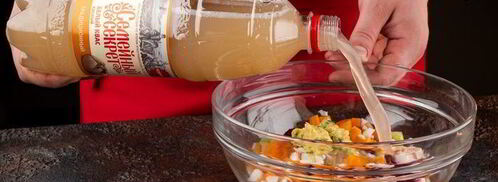 окрошка овощная. Шаг 4