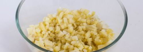 окрошка с адыгейским сыром и морковью. Шаг 6