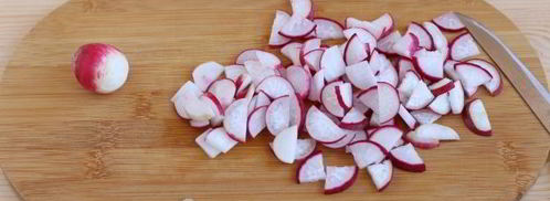 окрошка с колбасой на сыворотке. Шаг 8