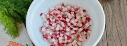 окрошка с колбасой. Шаг 2