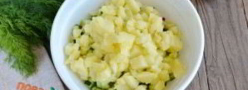 окрошка с колбасой. Шаг 4