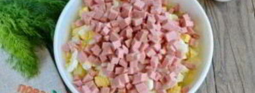 окрошка с колбасой. Шаг 6