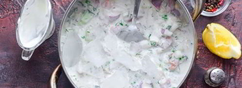 окрошка с рыбой. Шаг 12