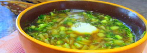 постная окрошка на квасе. Шаг 10