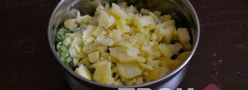 постная окрошка. Шаг 4