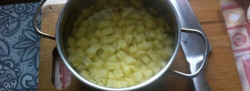 сельдереевая окрошка на кефире. Шаг 2