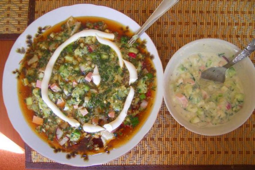 Рецепт универсальной окрошки