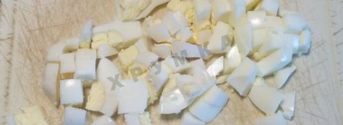 вкусная окрошка с курицей на кефире. Шаг 4