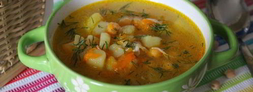 куриный суп с нутом и овощами. Шаг 10