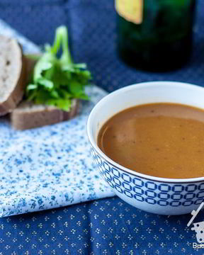 Минестроне из полбы и фасоли