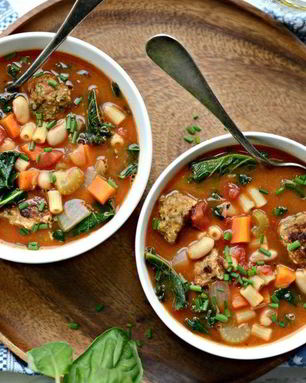 Минестроне с индейкой