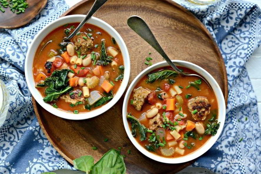 Рецепт минестроне с индейкой