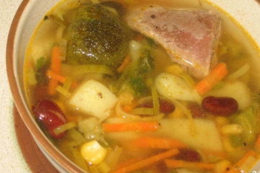 Рецепт овощного супа с индейкой